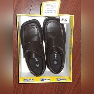 Smart Fit Brown Boy School/Dress Shoes- 9W